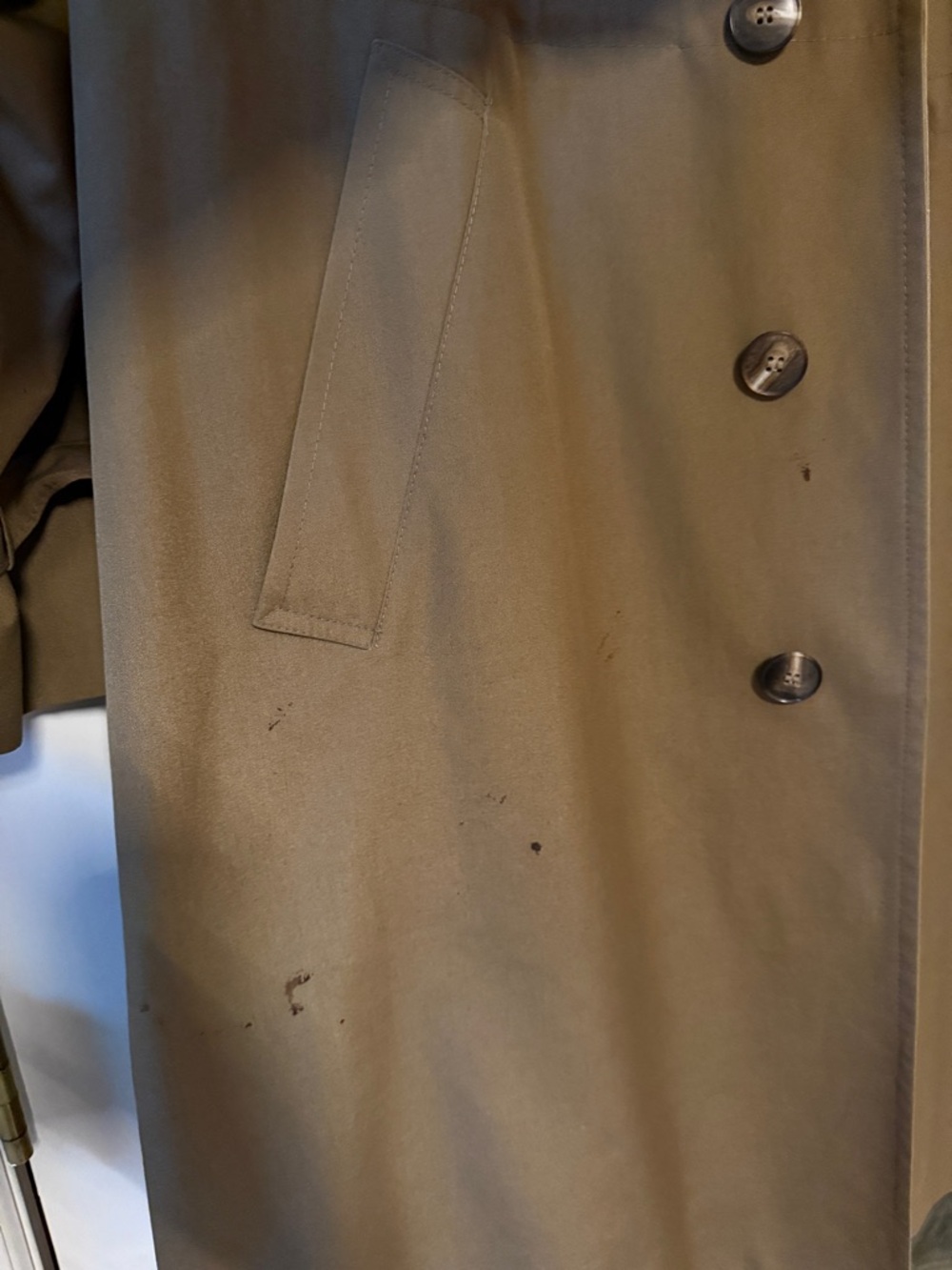 Christian Dior Classic Tan Trench Coat - Picture 5 of 7